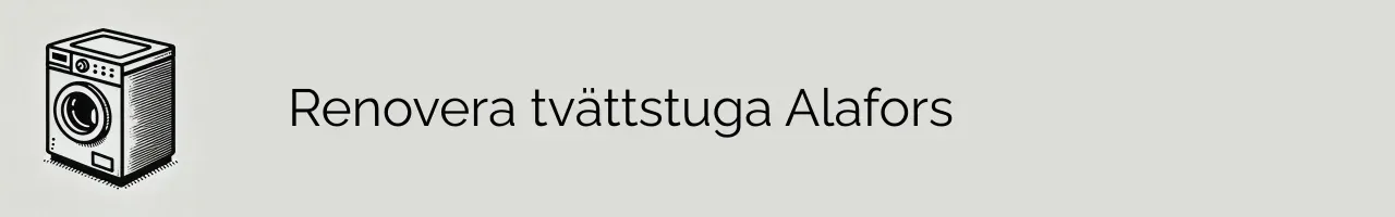 Renovera tvättstuga Alafors